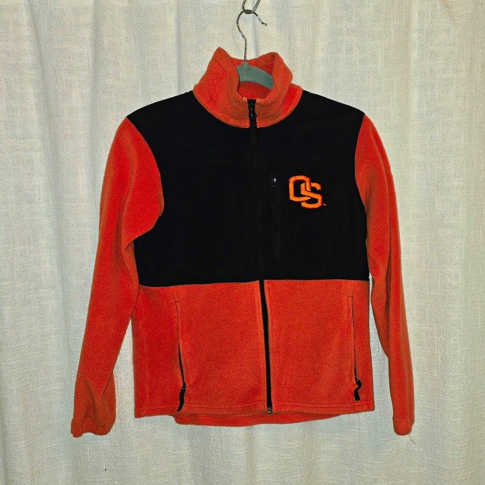 Columbia Oregon State Beavers Boys Zip Fleece Jacket - Orange & Black